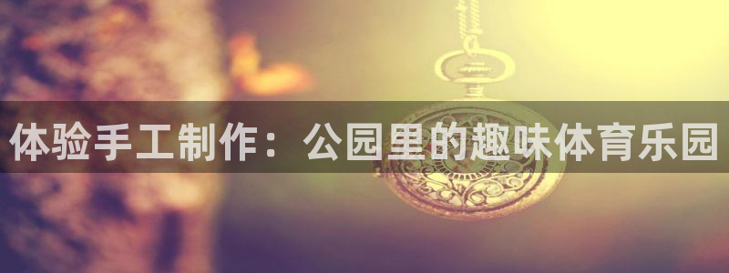 fb体育软件：体验手工制作：公园里的趣味体育乐园